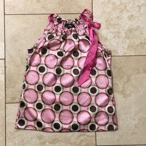 Racerback Ties at Neck Blouse